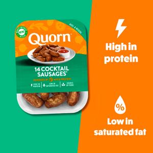 Quorn Cocktail Sausages x14 140g - gallery image 2