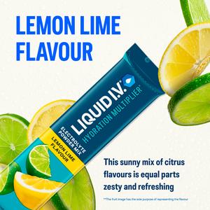 Liquid IV Hydration Multiplier Electrolyte Powder Mix Food Supplement Lemon Lime Sachets x6 - gallery image 3