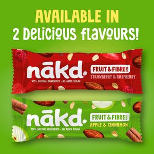 Nakd Apple Cinnamon Fruit & Fibre Bars 3x44g - gallery image 6