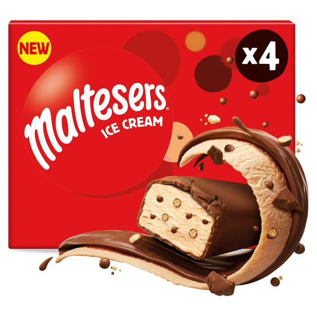 Maltesers Ice Cream Bar x4 200ml - gallery image 1