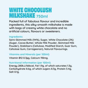 Shaken Udder 750ml White Chocolush Milkshake Drink - gallery image 3