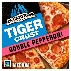 Chicago Town Tiger Crust Double Pepperoni 320g