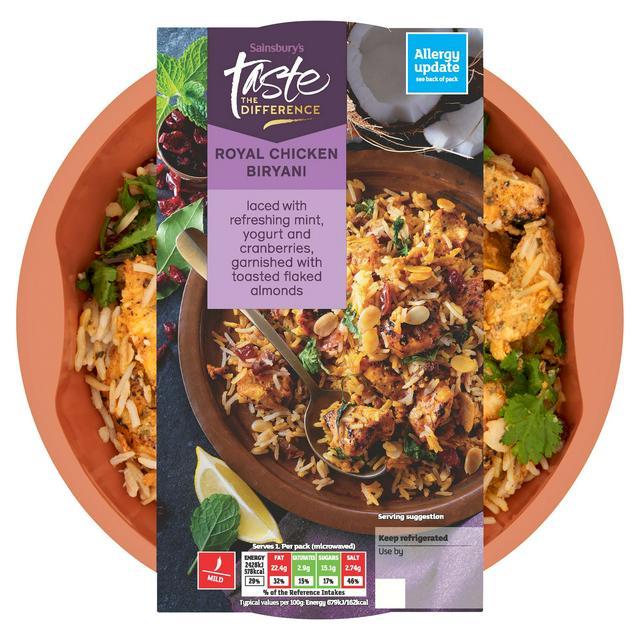 Sainsbury's Royal Chicken Biryani Ready Meal For 1, Taste the