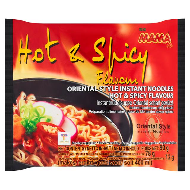 Mama Oriental Style Instant Noodles Hot & Spicy Flavour 90g - gallery image 1