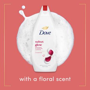 Dove Velvet Glow Body Wash Shower Gel 450ml - gallery image 3