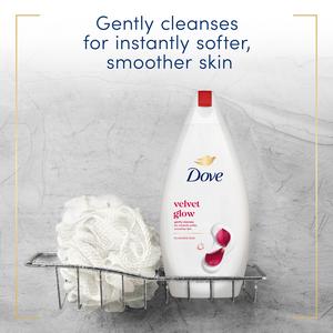 Dove Velvet Glow Body Wash Shower Gel 450ml - gallery image 4