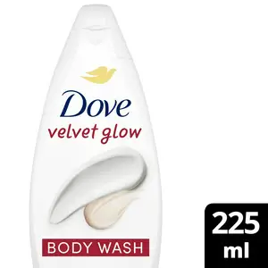 Dove Velvet Glow Body Wash Shower Gel 225ml