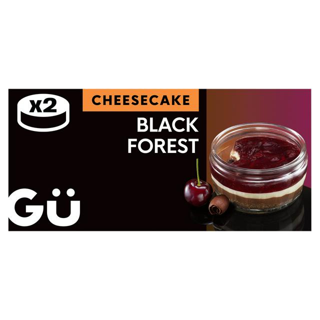 Gü Black Forest Cheesecake Dessert 2 x 88g - gallery image 1