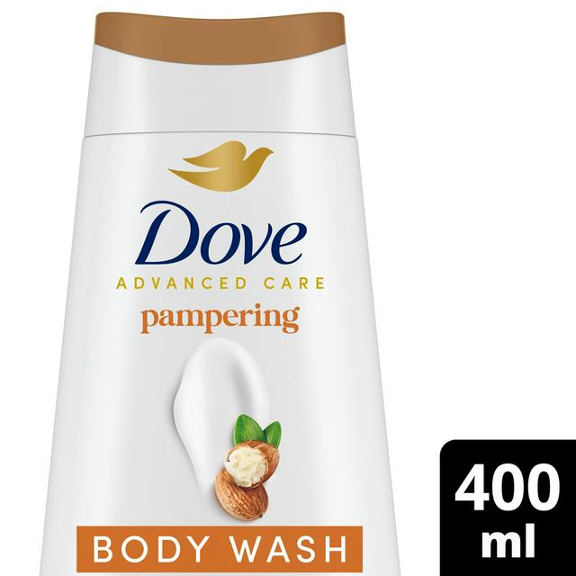 Dove Advanced Care Pampering Body Wash Shower Gel 400ml - gallery image 1