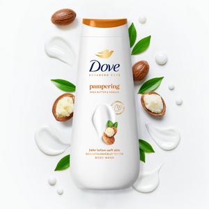 Dove Advanced Care Pampering Body Wash Shower Gel 400ml - gallery image 2