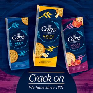 Carr's Melts Caramelised Red Onion Crackers 150g - gallery image 4