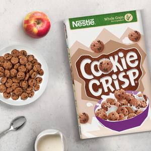 Nestle Cookie Crisp Chocolate Cereal 500g - gallery image 2