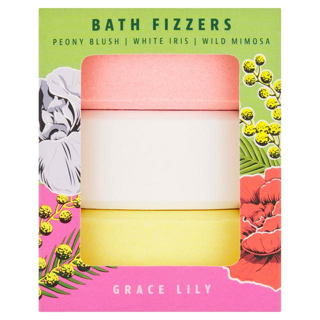 Grace Lily 3 x 70g Bath Fizzers - gallery image 1