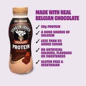 Shaken Udder Chocolate Protein Milkshake 330ml - gallery image 2