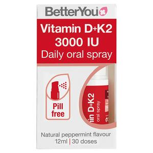 BetterYou Vitamin D3000 + K2 Daily Oral Spray 12ml - video