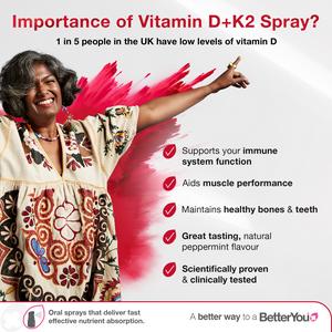 BetterYou Vitamin D3000 + K2 Daily Oral Spray 12ml - gallery image 2