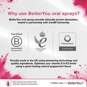 BetterYou Vitamin D3000 + K2 Daily Oral Spray 12ml - gallery image 6