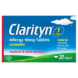 Clarityn Allergy Tablets x20 10mg - video