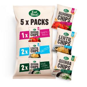Eat Real Mixed Variety Multipack Chips x5 - gallery image 2