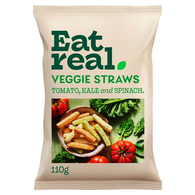 Eat Real Sea Salt Veggie Straws Sharing 110g - gallery image 1