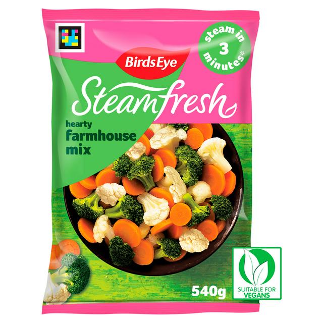 Birds Eye Steamfresh Hearty Farmhouse Mix Steam Bags x4 540g