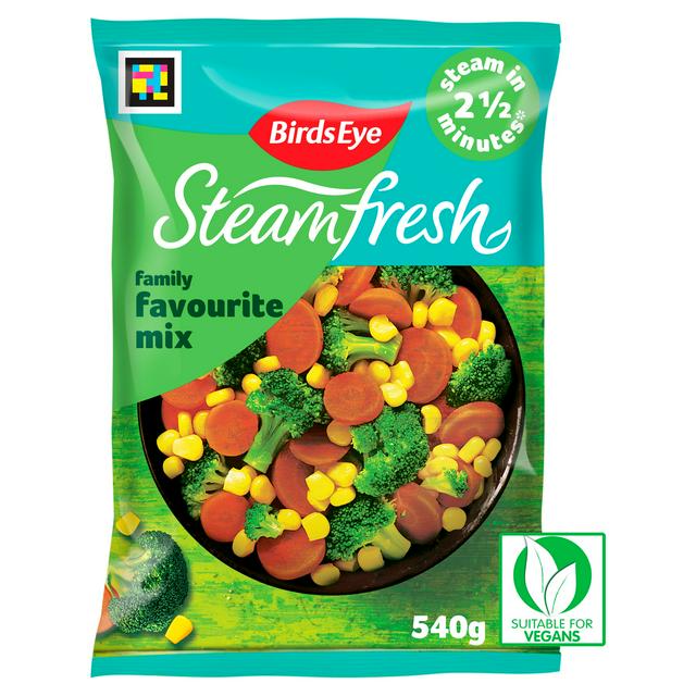Birds Eye Steamfresh Family Favourites Steam Bags x4 540g