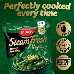 Birds Eye Steamfresh Green Medley Steam Bags x2 300g - gallery image 2