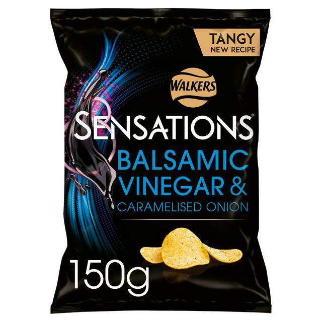 Walkers Sensations Balsamic Vinegar & Caramelised Onion Sharing Crisps 150g - gallery image 1