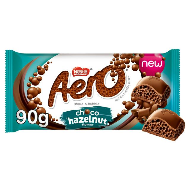 Aero Hazelnut Chocolate Sharing Bar 90g - gallery image 1