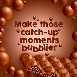 Aero Hazelnut Chocolate Sharing Bar 90g - gallery image 3