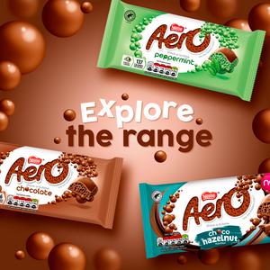 Aero Hazelnut Chocolate Sharing Bar 90g - gallery image 5