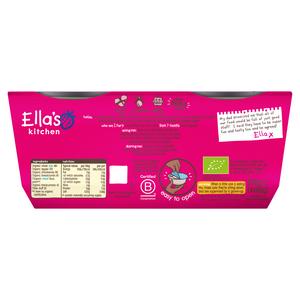 Ella's Kitchen Strawberry + Blackcurrant Summer Pudding 7 Months+ 4x80g - gallery image 2