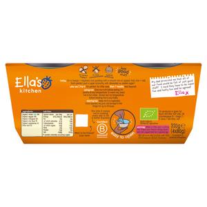 Ella's Kitchen Mango + Raspberry Rice Pudding 7 Months+ 4x80g - gallery image 2
