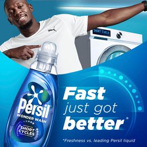 Persil Wonder Wash Bio Liquid Laundry Odour Defy Speed Clean Quick Wash 31 Washes 837ml - gallery image 2