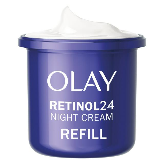 Olay Retinol 24 Night Cream Face Moisturiser REFILL. Anti Ageing Skincare, 50ml