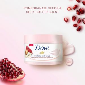 Dove Exfoliating Body Scrub Pomegranate Seeds & Shea Butter Scent 225ml - gallery image 2