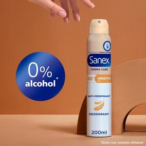 Sanex Derma Care Sensitive 48 Hour Antiperspirant Spray Deodorant 200ml - gallery image 5