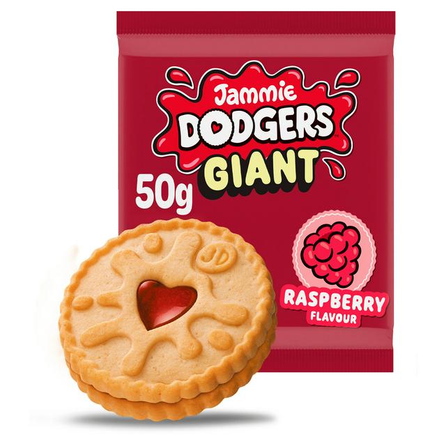 Jammie Dodgers 50g Giant Raspberry Flavour Biscuit - gallery image 1