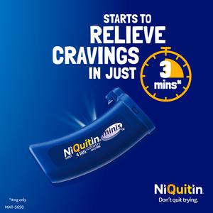 NiQuitin Minis Mint Nicotine Lozenges Reduce & Quit Smoking Aid x60 2mg - gallery image 3