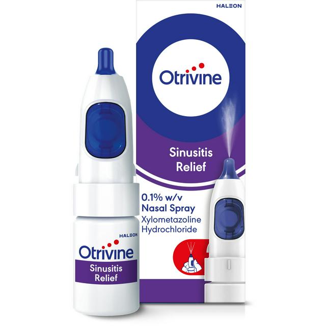 Otrivine Sinusitis Relief Nasal Spray 10ml Sainsbury s