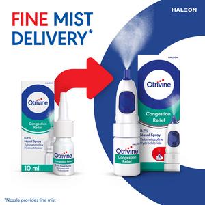 Otrivine Congestion Relief Nasal Spray 10ml - gallery image 2