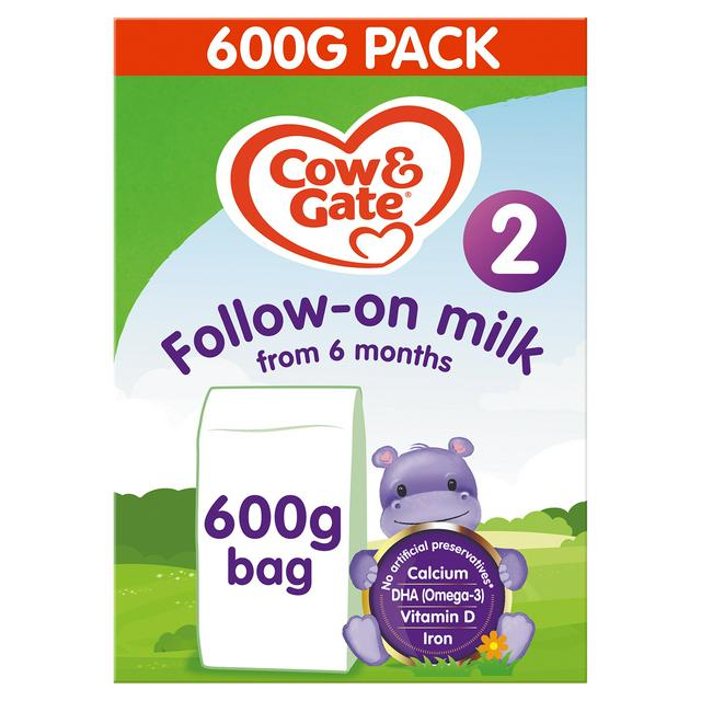Cow Gate Follow On Baby Milk Formula Powder From Birth 600g