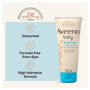 Aveeno Baby Daily Care Nappy Cream 100ml - gallery image 4