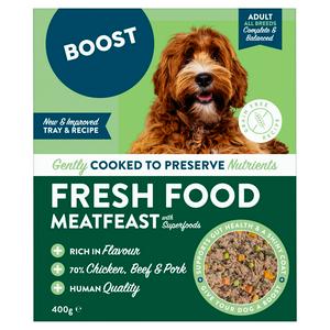 Boost Fresh Food Lamb with Superfoods Dog Food 400g | Sainsbury's
