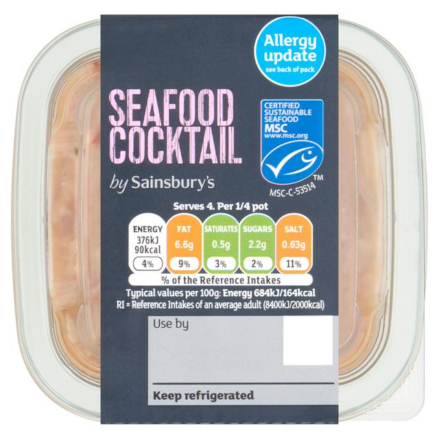 Sainsburys Sainsbury's Seafood Cocktail Deli Filler 220g