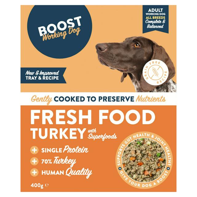 Boost Dog Food Turkey with Seasonal Veg 400g - gallery image 1