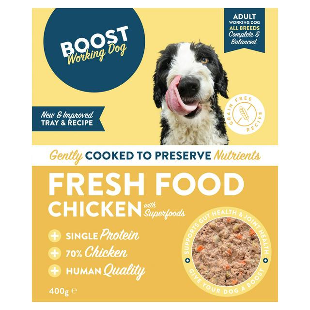 Boost Dog Food Chicken with Seasonal Veg 400g - gallery image 1
