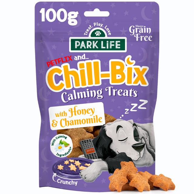 Park Life Petflix Chill Bix Star Shaped Honey Chamomile Calming