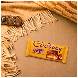 Cadbury Dairy Milk &More Caramel Nut Crunch Chocolate Bar 180g - gallery image 2