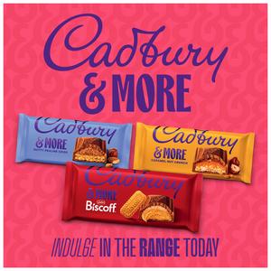 Cadbury Dairy Milk &More Caramel Nut Crunch Chocolate Bar 180g - gallery image 3